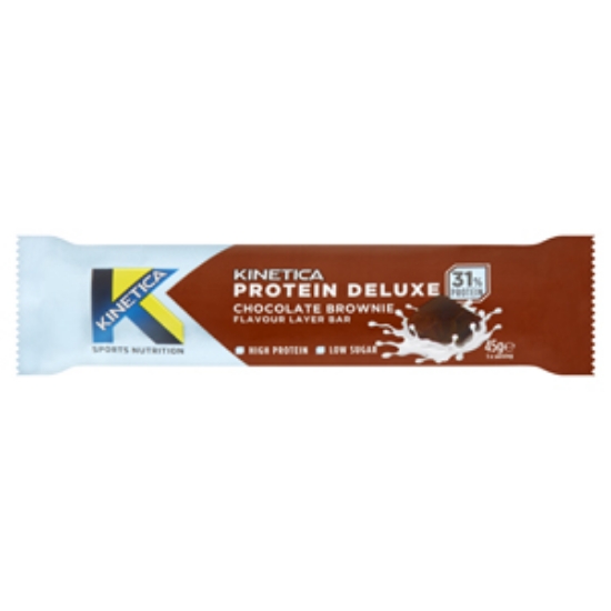 Picture of Kinetica Protein Deluxe ChocBrown Bar45g x15